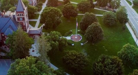 UNH campus aerial view