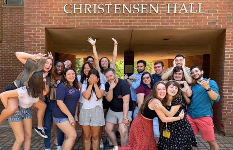 Christensen Hall students