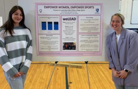UNH students presenting at forum