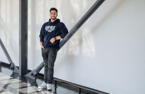 James Brackett '26, UNH McNair Scholar