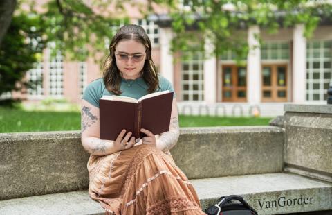 Claire conducting summer research 