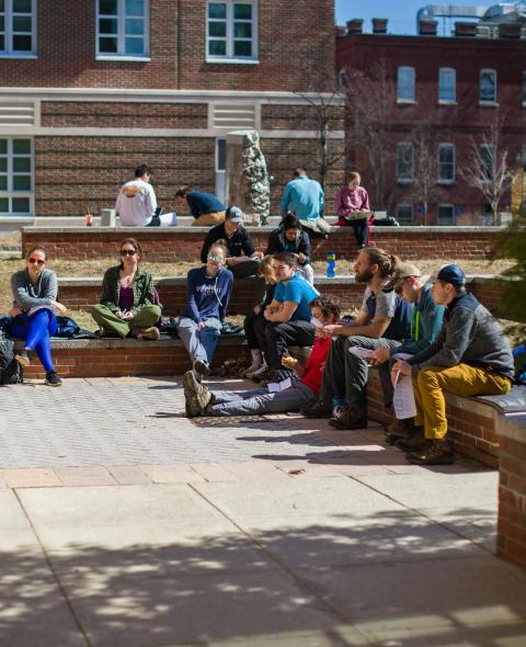 Group on campus