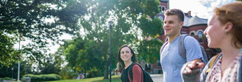 unh students on campus