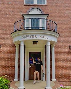 Erin Vreeland, admissions tour guide