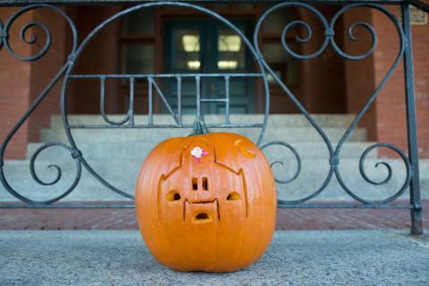 UNH jack o lantern