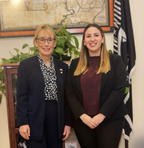 Abigail with Maggie Hassan