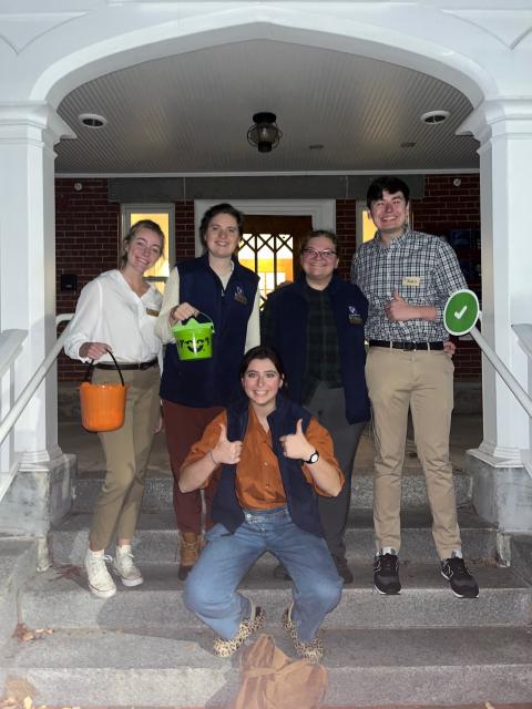 UNH students Halloween