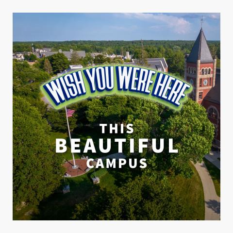 wish you were here this beautiful campus