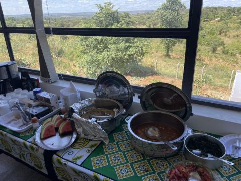 UNH Kenya trip food