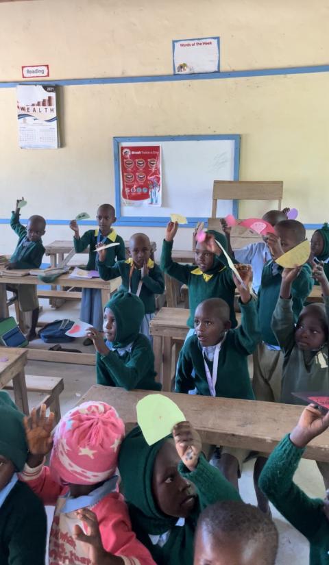 UNH Kenya trip classroom