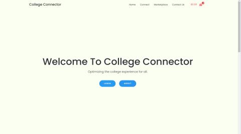 College Connector Homepage 