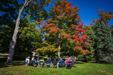 UNH outdoor class