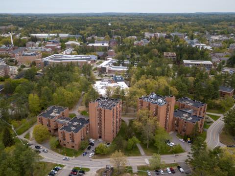 UNH residence hall aerial
