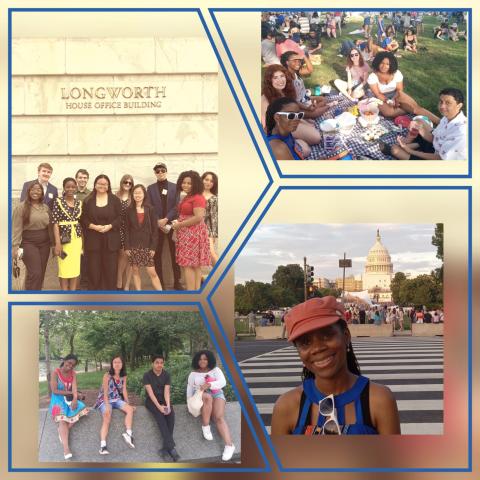 collage of Washington Center events