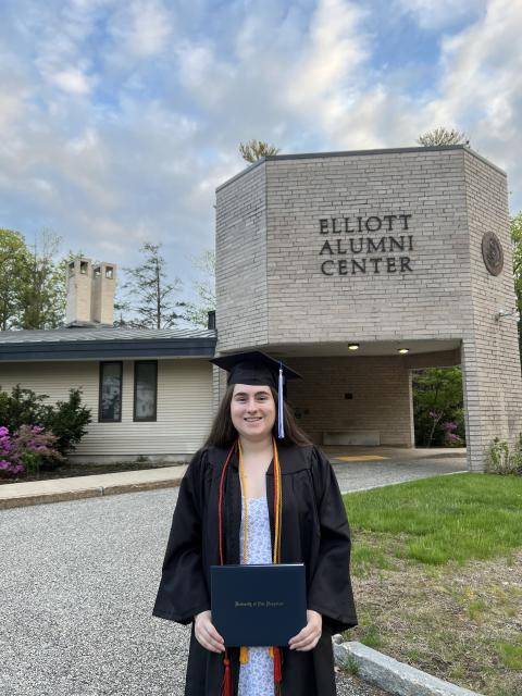 The Elliott Alumni Center, where I interned with Alumni Relations.