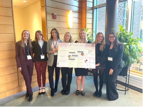 My group and I winning first place in the Real-World Business Challenge during UNH Marketing & Advertising Club's Summit for Marketing and Advertising Careers.