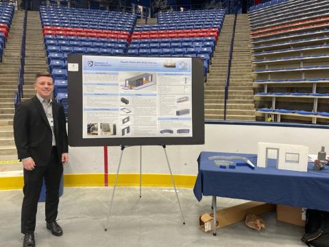 Steven at the Undergraduate Research Conference 