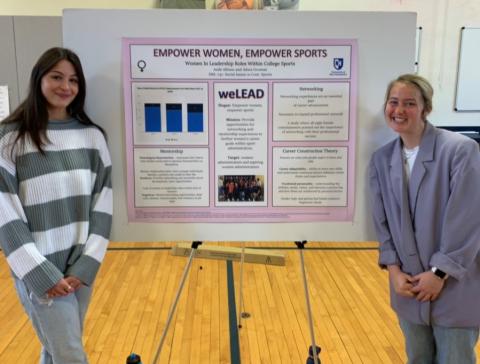 UNH students presenting at forum