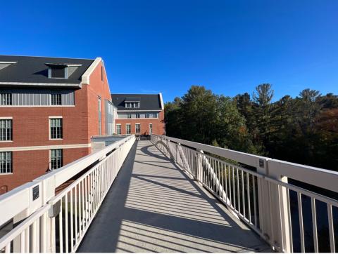 Hamilton Smith Hall bridge at UNH