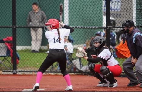 UNH softball player