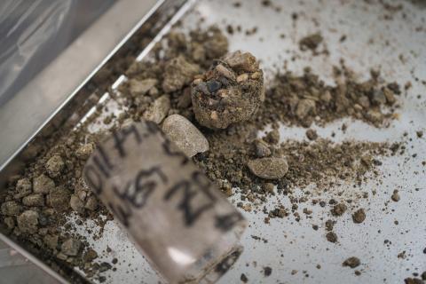 Conducting research on permafrost microbial communities