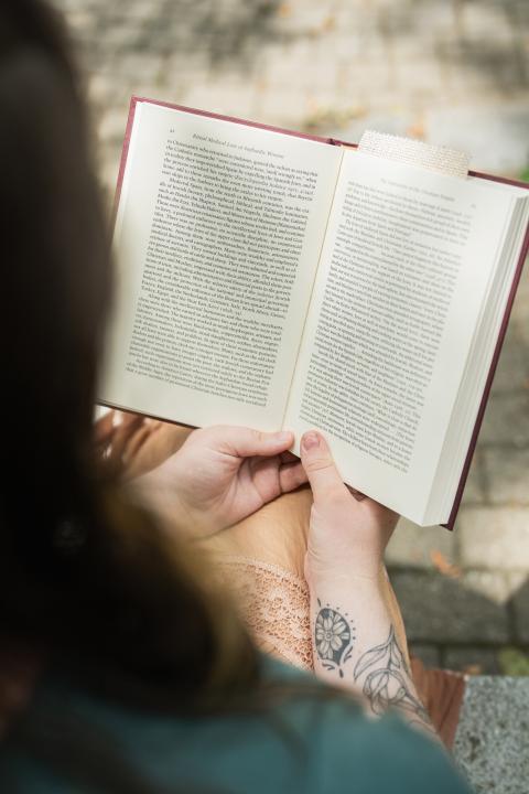 Claire conducting summer research 