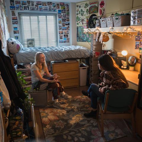 Students at Residence Hall