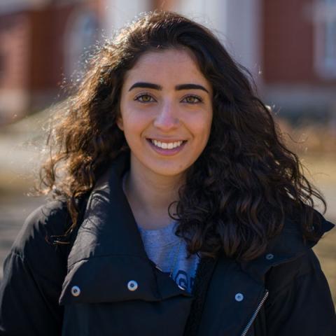 UNH student Nooran Alhamdan