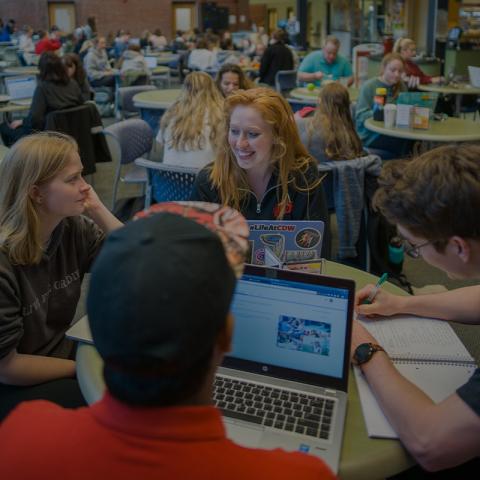 unh students socializing