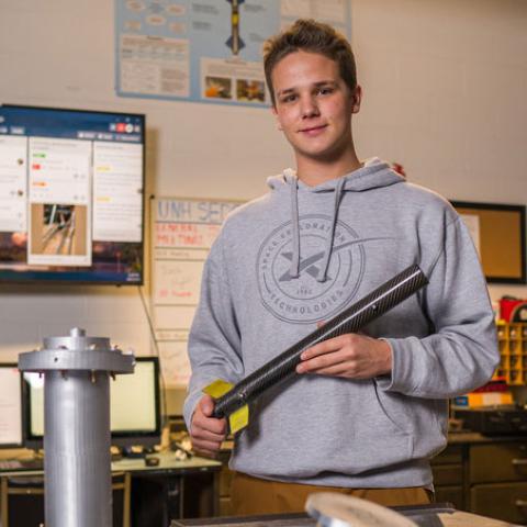 UNH student Charlie Nitschelm